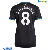 Manchester United Bruno Fernandes #8 Rezervni Dres za Ženska 2025-26 Kratak Rukav